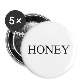 HONEY / HONIG - Buttons large 2.2''/56 mm (5-pack) - white - Front