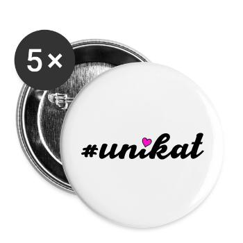 Unique - Buttons large 2.2''/56 mm (5-pack) - white - Front