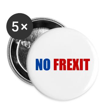 No frexit - Buttons large 2.2''/56 mm (5-pack) - white - Front