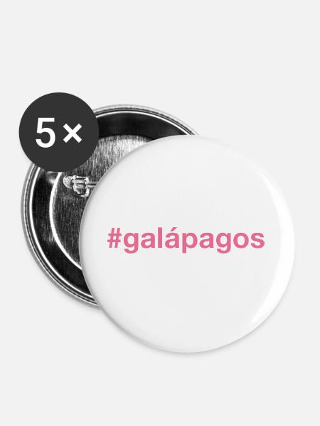 Galapagos Island - Buttons groß 56 mm (5er Pack) - Weiß