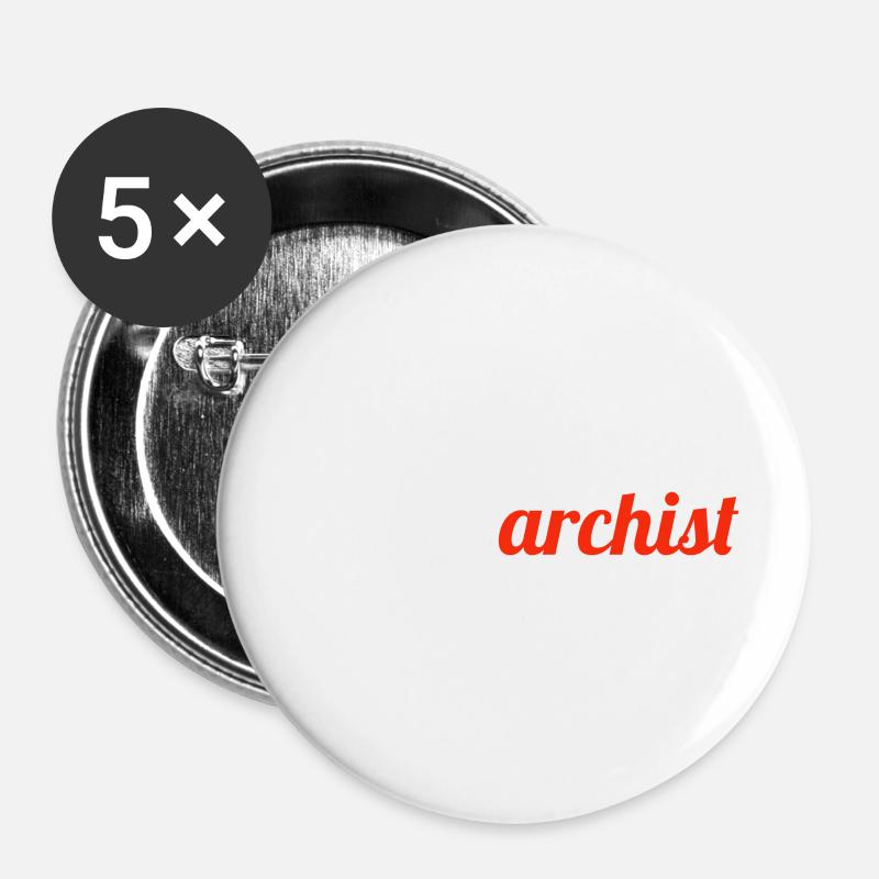 Satanarchist W/R - Buttons groß 56 mm (5er Pack) - Weiß