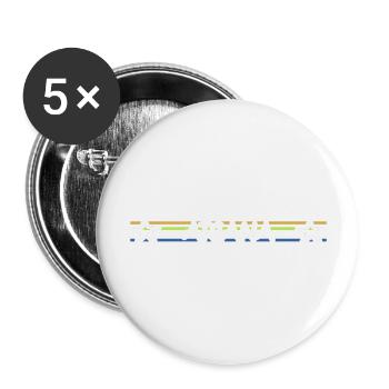 Geschenk für Ariana - Buttons groß 56 mm (5er Pack) - Weiß - Vorne