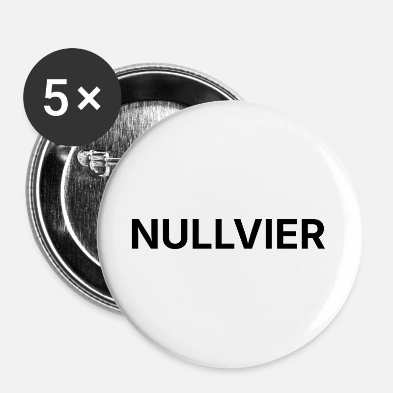 ZERO FOUR - Buttons large 2.2''/56 mm (5-pack) - white