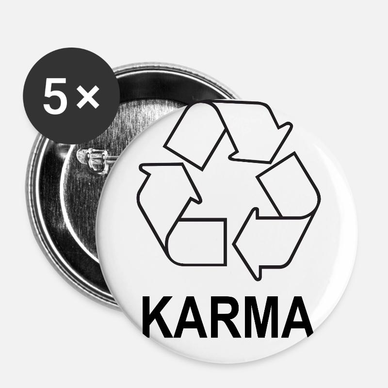 karma - Buttons large 2.2''/56 mm (5-pack) - white