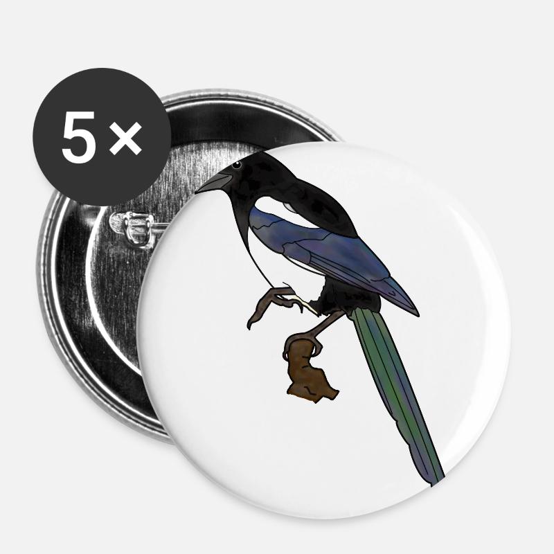 magpie - Buttons large 2.2''/56 mm (5-pack) - white