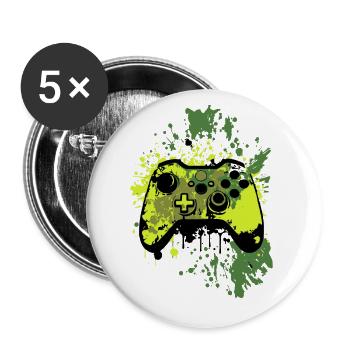 Cool Gaming Controller for Gamers - Buttons large 2.2''/56 mm (5-pack) - white - Front