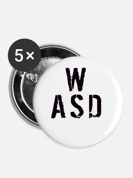 WASD Gaming - Buttons groß 56 mm (5er Pack) - Weiß