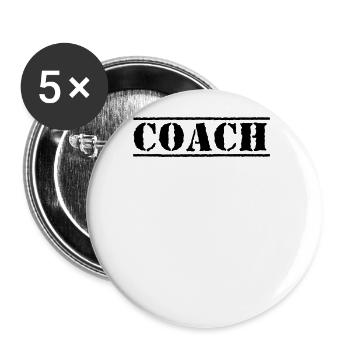 coach trainer - Buttons large 2.2''/56 mm (5-pack) - white - Front
