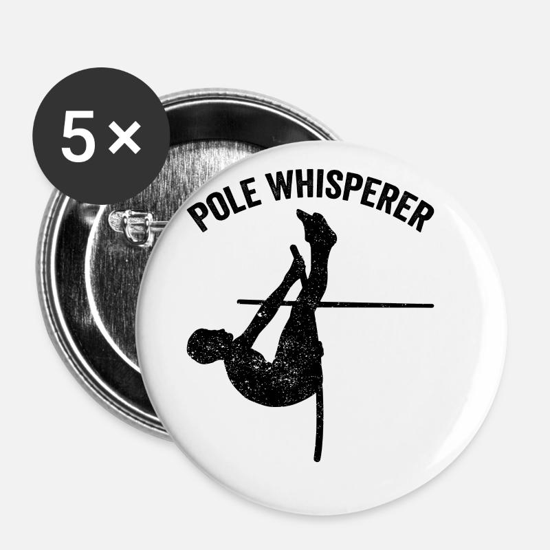 Fun Pole Vault Pole Vault - Buttons large 2.2''/56 mm (5-pack) - white