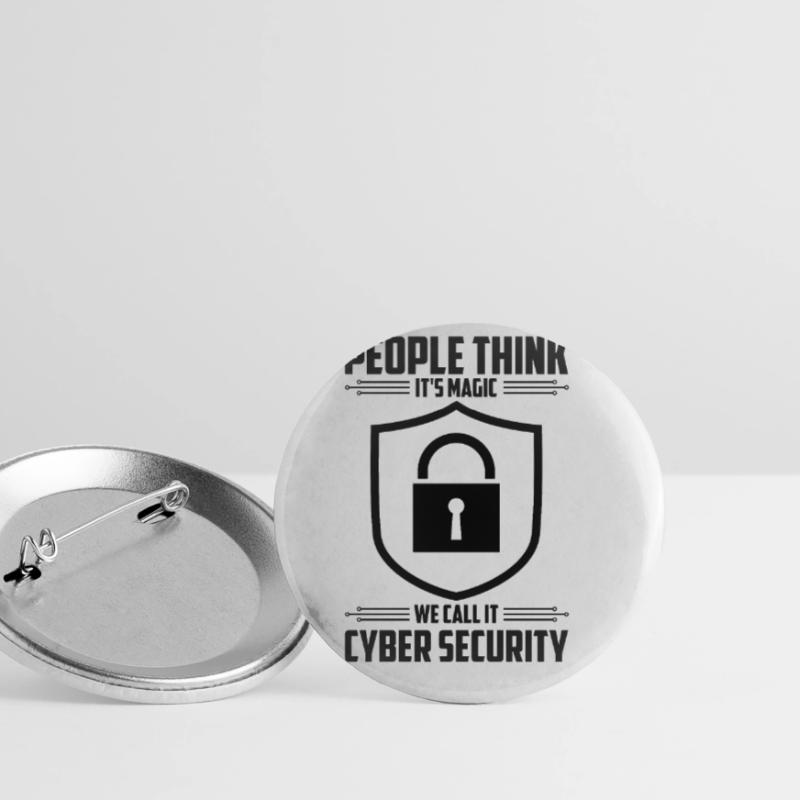 Cybersecurity Computer Security Cybersecurity Buttons large 2.2''/56 mm (5-pack)