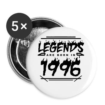 Legend 1996 - Year of construction 1996 - Year of construction 1996 - Buttons large 2.2''/56 mm (5-pack) - white - Front