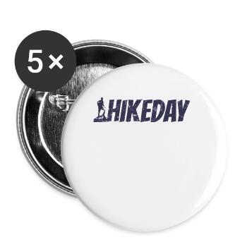 Hikeday Outdoor Hobby - Buttons groß 56 mm (5er Pack) - Weiß - Vorne