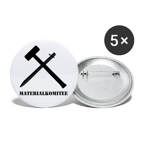 Materialkomitee - Buttons groß 56 mm (5er Pack)