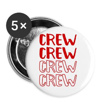 Crew - Buttons large 2.2''/56 mm (5-pack) - white - Front