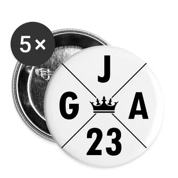 Jga 2023 Junggesellenabschied - Buttons groß 56 mm (5er Pack) - Weiß - Vorne