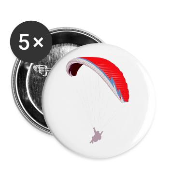 Paragliding paragliding - Buttons large 2.2''/56 mm (5-pack) - white - Front