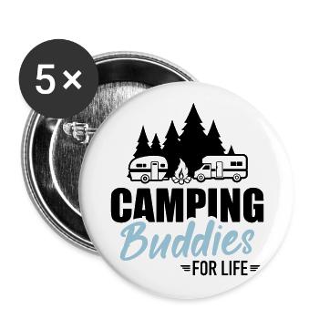 Camper - Buttons large 2.2''/56 mm (5-pack) - white - Front
