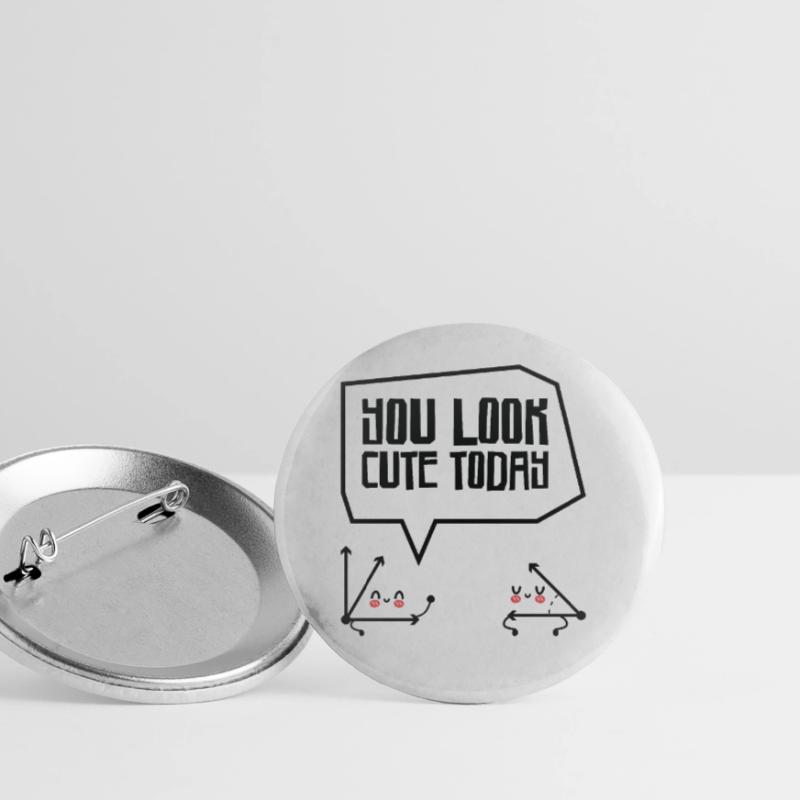 Math Acute Angle Math Teacher Mathematics Buttons large 2.2''/56 mm (5-pack)