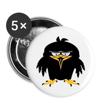 aigle bébé / baby eagle (c, 3c) - Lot de 5 grands badges (56 mm) - blanc - Devant