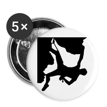 hang on - Buttons groß 56 mm (5er Pack) - Weiß - Vorne