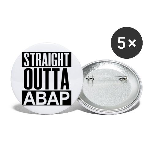 StraightOuttaABAP - Buttons groß 56 mm (5er Pack)