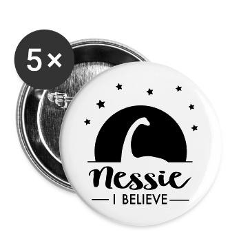 2541614 130235075 Nessie - Buttons groß 56 mm (5er Pack) - Weiß - Vorne