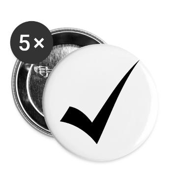 2541614 15456584 Haken - Buttons groß 56 mm (5er Pack) - Weiß - Vorne