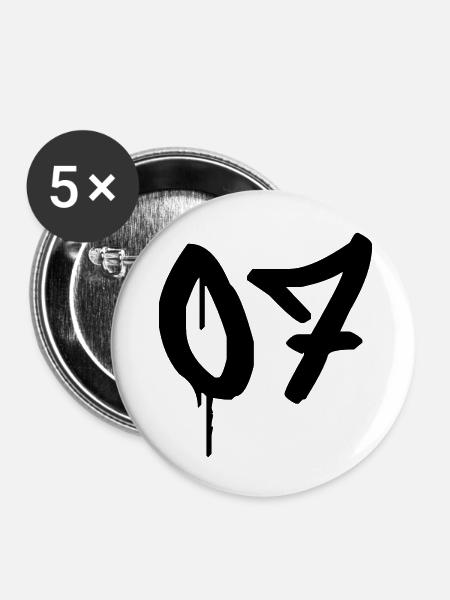 Day: 07 - Buttons large 2.2''/56 mm (5-pack) - white