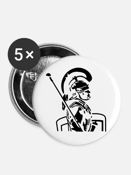 Römer - Buttons groß 56 mm (5er Pack) - Weiß