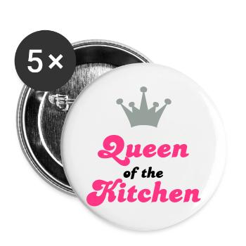 cooking - Buttons large 2.2''/56 mm (5-pack) - white - Front