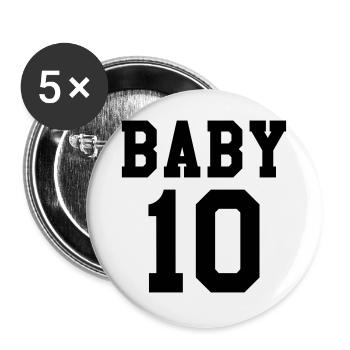 Baby 10 - Buttons large 2.2''/56 mm (5-pack) - white - Front