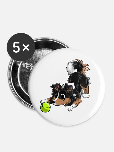 Die süßesten Shetlandinseln - Buttons groß 56 mm (5er Pack) - Weiß