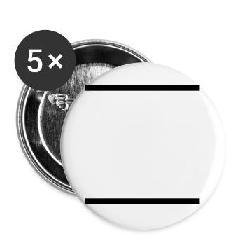 jesus saves - Buttons large 2.2''/56 mm (5-pack) - white - Front