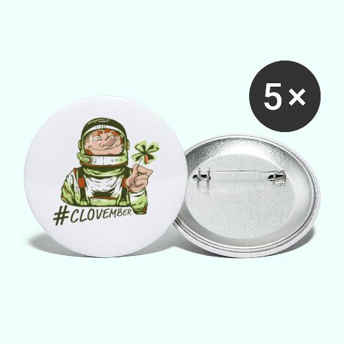 clovember - Przypinka duża 56 mm (pakiet 5 szt.)