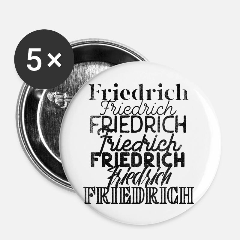 Kevin - Buttons large 2.2''/56 mm (5-pack) - white