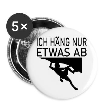 climbing - Buttons groß 56 mm (5er Pack) - Weiß - Vorne