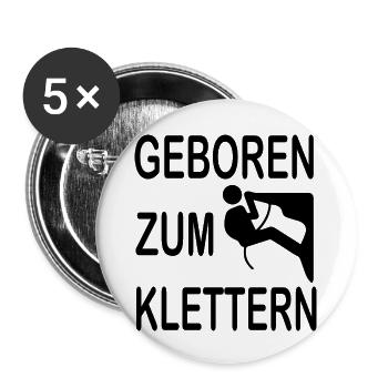 climbing - Buttons groß 56 mm (5er Pack) - Weiß - Vorne