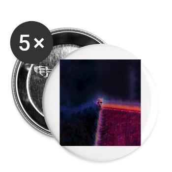 King in the dark - Buttons large 2.2''/56 mm (5-pack) - white - Front