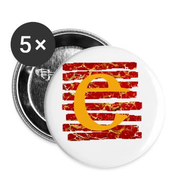 strips e 232 e - Buttons large 2.2''/56 mm (5-pack) - white - Front