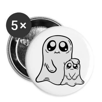 de famille Bande dessinée enfant - Lot de 5 grands badges (56 mm) - blanc - Devant