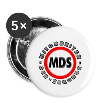 Employé du deuxième Prix de reconnaissance - Lot de 5 grands badges (56 mm) - blanc - Devant