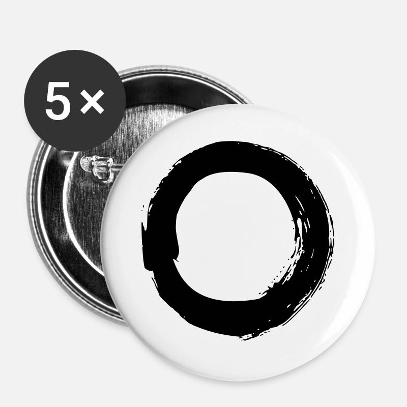 Enso - Buttons large 2.2''/56 mm (5-pack) - white