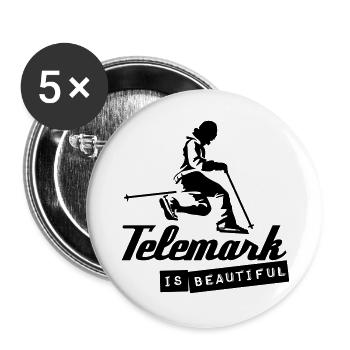 tee shirt beautilful2 SPREAD2 - Lot de 5 grands badges (56 mm) - blanc - Devant