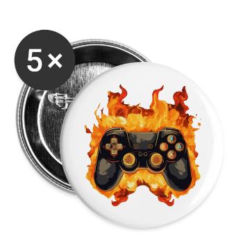 Gamepad - Buttons large 2.2''/56 mm (5-pack) - white - Front