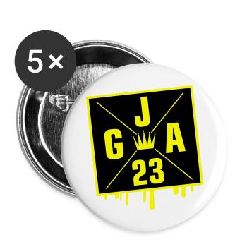 Jga 2023 Junggesellenabschied - Buttons groß 56 mm (5er Pack) - Weiß - Vorne