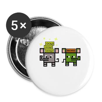 Balance of Success - Buttons large 2.2''/56 mm (5-pack) - white - Front