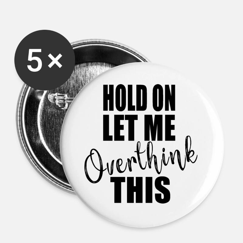 cool quote - Buttons large 2.2''/56 mm (5-pack) - white
