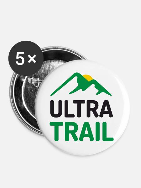 Ultra-Pfad - Buttons groß 56 mm (5er Pack) - Weiß
