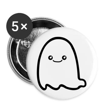 ghost comic - Buttons groß 56 mm (5er Pack) - Weiß - Vorne