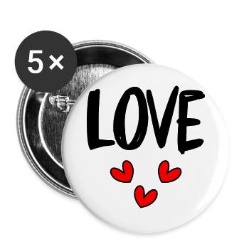 CHRISTMAS. YEAR. ANNIVERSARY. RETIREMENT. DAD. MAMAM. - Buttons large 2.2''/56 mm (5-pack) - white - Front
